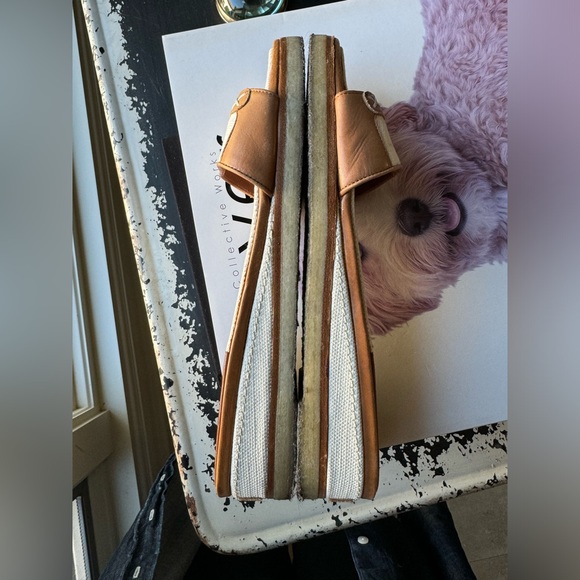 Chanel Cavas & Leather Sandals - Picture 10 of 11